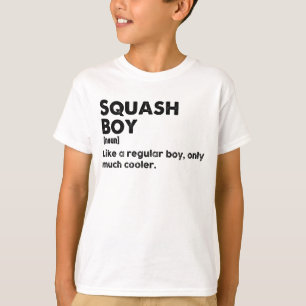 Squash Boy Funny Definition Squash Lover & Player T-Shirt