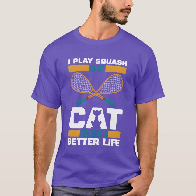 Squash Cat girl T-Shirt (Front)