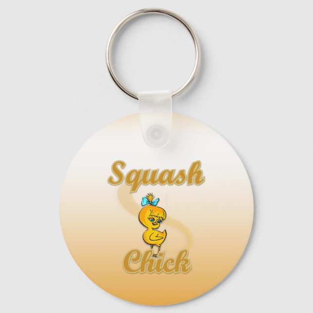 Squash Chick Key Ring (Front)