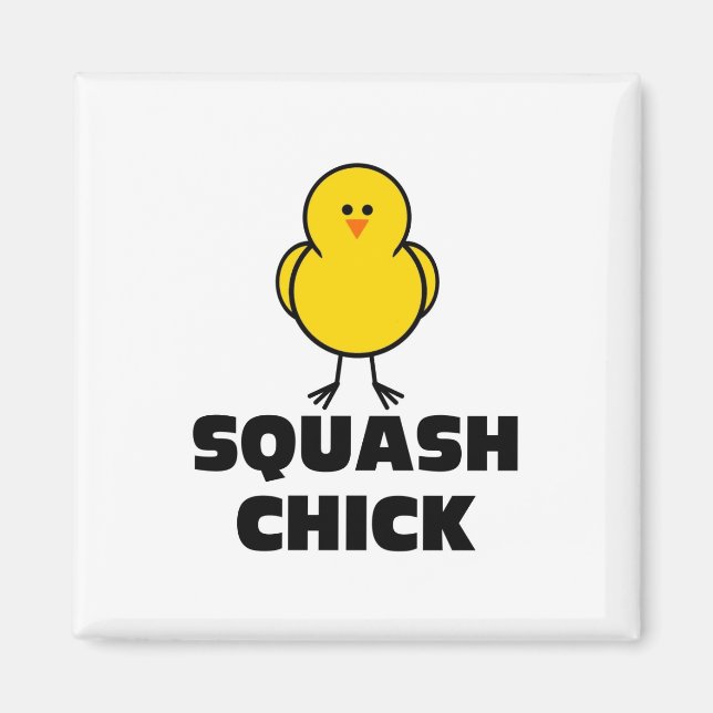 Squash Chick Magnet (Front)