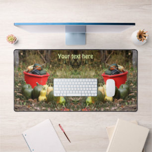 Squash Country Garden Harvest Personalised Desk Mat
