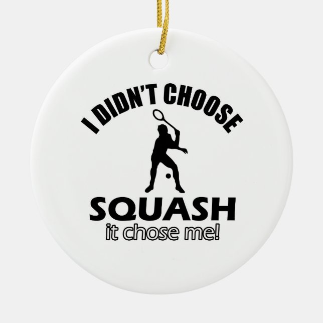 squash design ceramic tree decoration (Front)