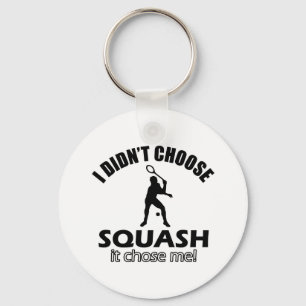 squash design key ring