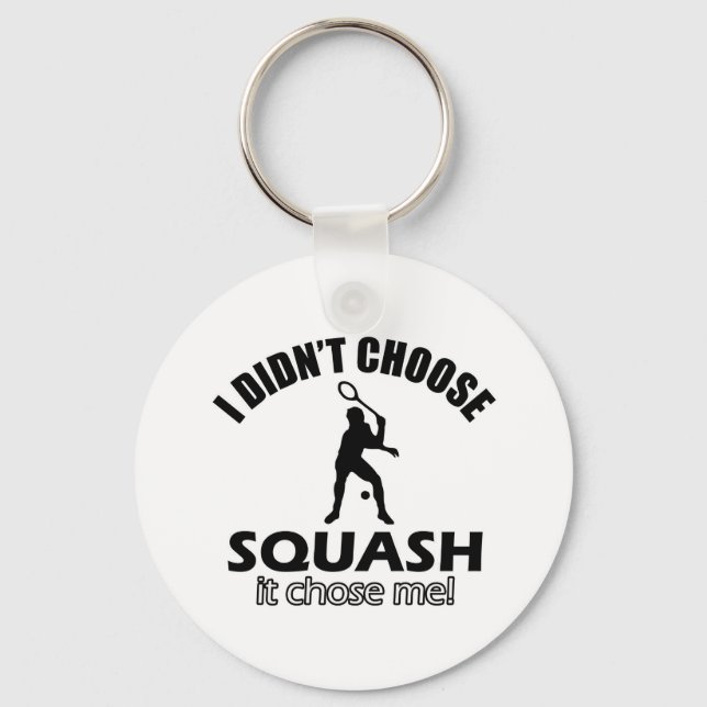 squash design key ring (Front)