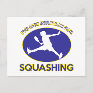 squash design postcard