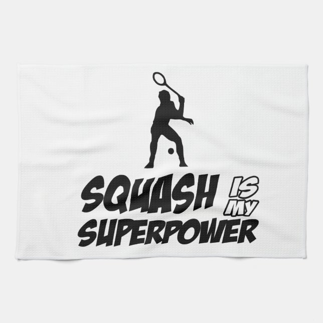 squash is my superpower tea towel (Horizontal)