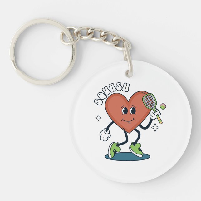 squash key ring (Front)
