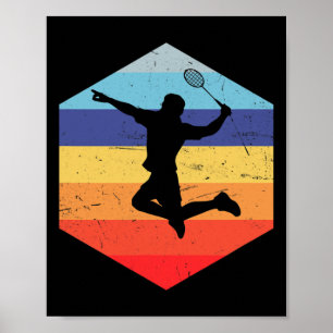 Squash Men's Badminton Player 1 Poster