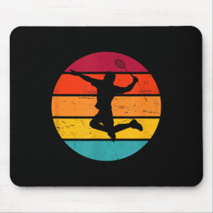 Squash Mens Badminton Shuttle Badminton Player Mouse Mat