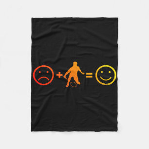 Squash Men's Women's Badminton Player Fleece Blanket