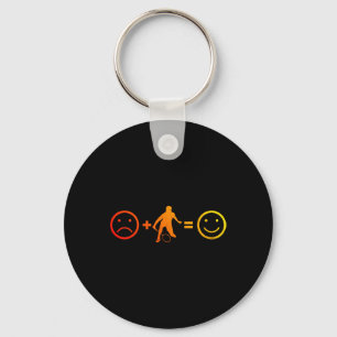 Squash Men's Women's Badminton Player Key Ring