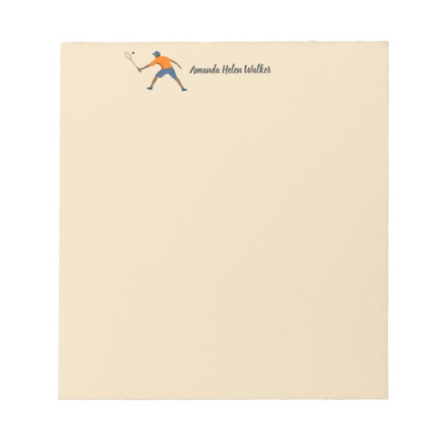Squash Notepad (Front)