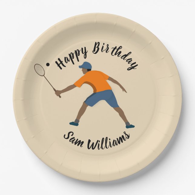 Squash Paper Plate (Front)