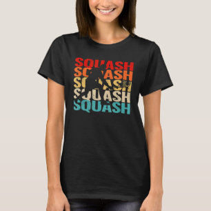 Squash Player for retro Squash vintage for men T-Shirt