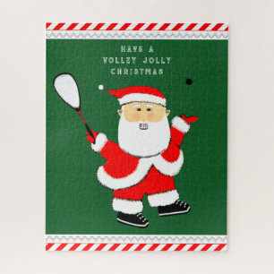 Squash Player Holiday Gifts Jigsaw Puzzle