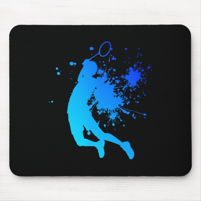 Squash Shuttle Womens Badminton Men  Mouse Mat (Front)