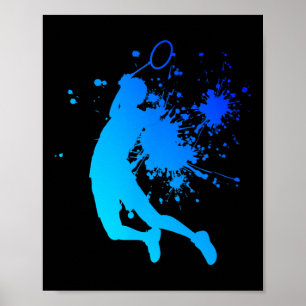 Squash Shuttle Womens Badminton Men Poster