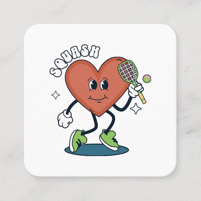 squash square business card (Front)