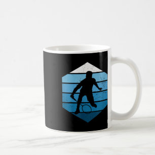 Squash Womens Mens Badminton Player Shuttle Coffee Mug