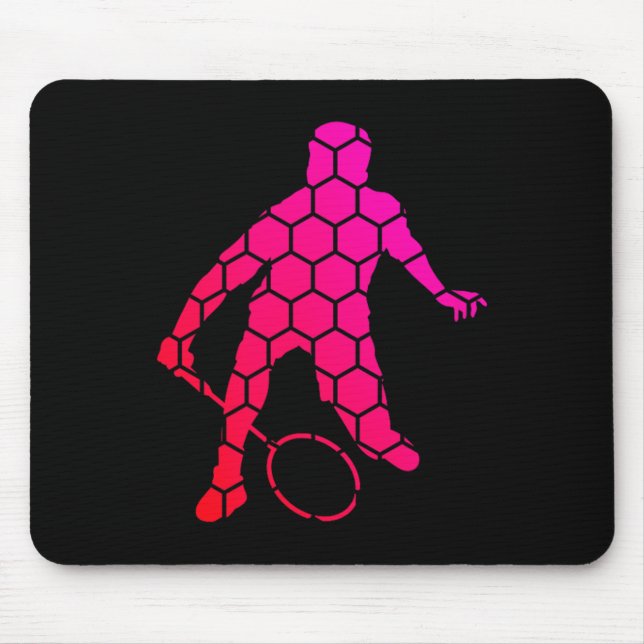 Squash Womens Mens Badminton Shuttle  Mouse Mat (Front)