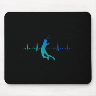 Squash Womens Mens Shuttle Badminton Player Mouse Mat