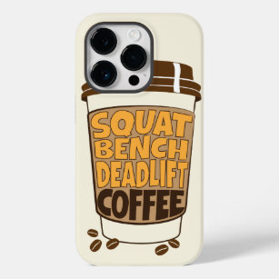 Squat Bench Deadlift and Coffee Case-Mate iPhone 14 Pro Case