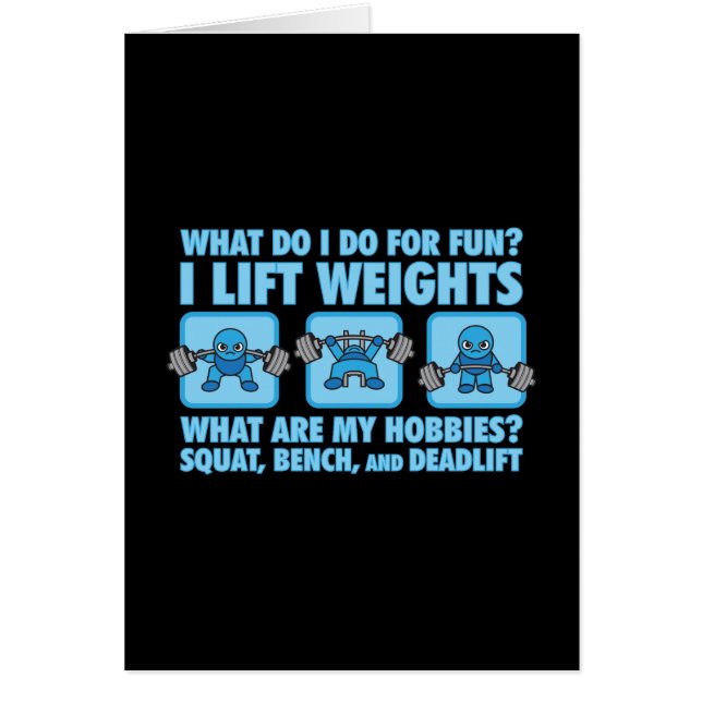 Squat, Bench Press, Deadlift - Hobbies - Kawaii (Front)