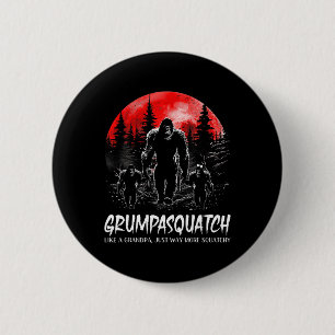 Squatch Funny Bigfoot Dad Sasquatch Yeti Fathers D 6 Cm Round Badge