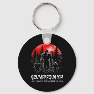 Squatch Funny Bigfoot Dad Sasquatch Yeti Fathers D Key Ring