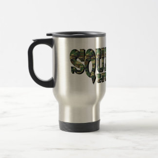 Squatch Hunter - Camo Pattern Travel Mug