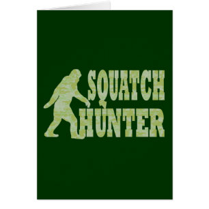 Squatch hunter on camouflage