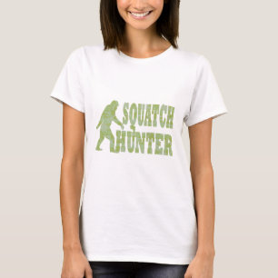 Squatch hunter on camouflage T-Shirt