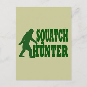 Squatch hunter postcard