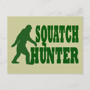Squatch hunter postcard