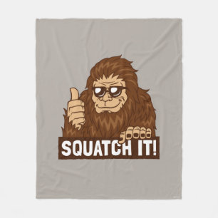 Squatch It Fleece Blanket