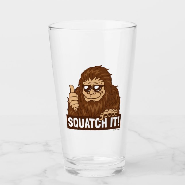 Squatch It Glass (Front)