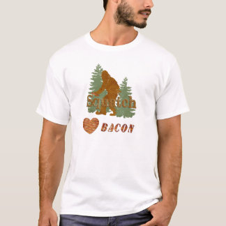 Squatch Loves Bacon T-Shirt