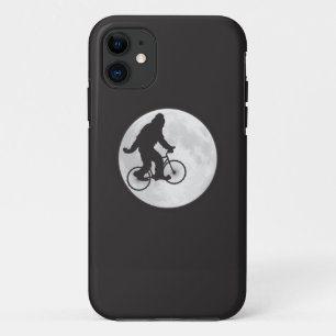 Squatch on a Bike In Sky With Moon T-shirt iPhone 11 Case