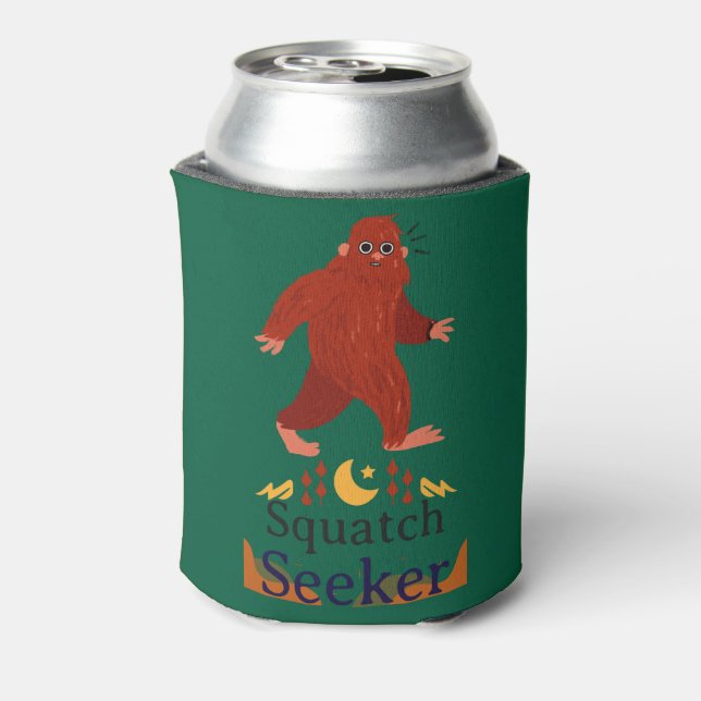 Squatch Seeker big foot Can Cooler (Can Back)