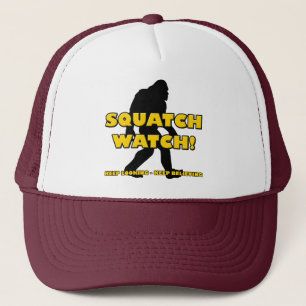Squatch Watch Funny Sasquatch Bigfoot Yeti Cap Hat