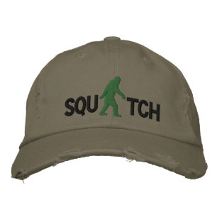 Squatch  with large bigfoot logo embroidered hat