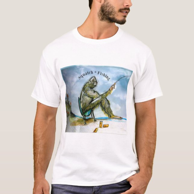 squatchfishing T-Shirt (Front)