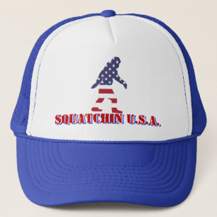 Squatchin U.S.A Trucker Hat
