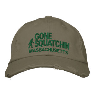 Squatchin & your state personalised embroidered hat