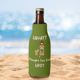 Squats I Thought You Said Shots Gym Can Cooler