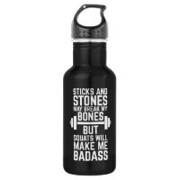 Squats Will Make Me Badass Gym Quote