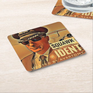 Squawk Ident coasters