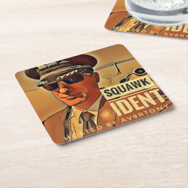 Squawk Ident coasters (Angled)