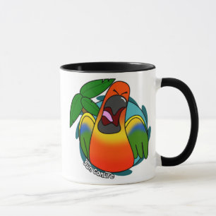 Squawking Sun Conure Mug