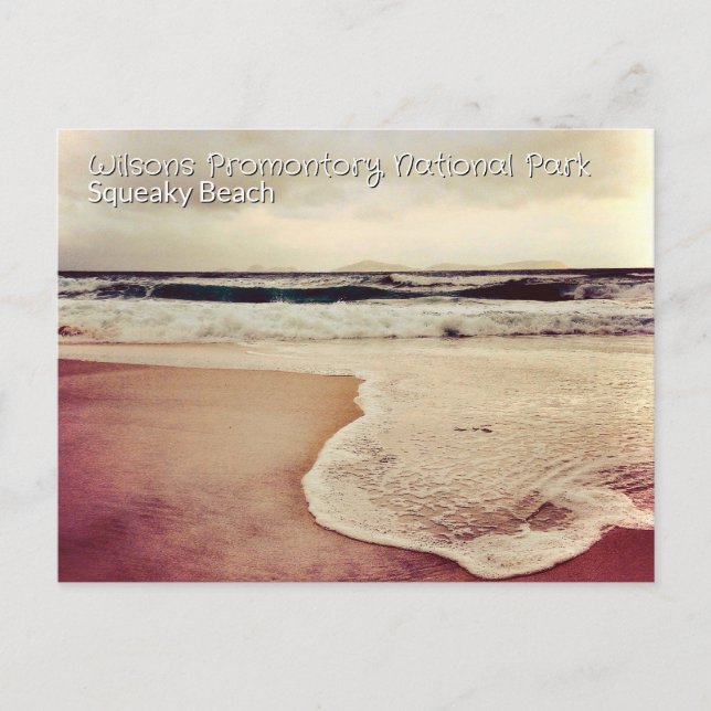 Squeaky Beach, Wilsons Prom Postcard (Front)